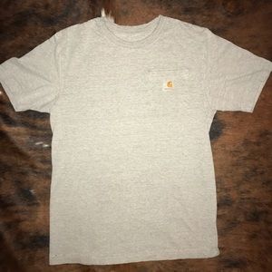 Vintage Carhartt Men’s Gray Short Sleeve T-Shirt